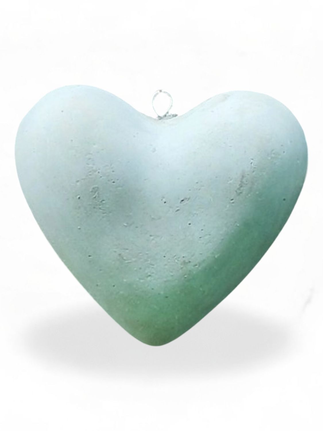 Heart Bowl Small Cement Finish - W160mm x L160mm - 0.5kg