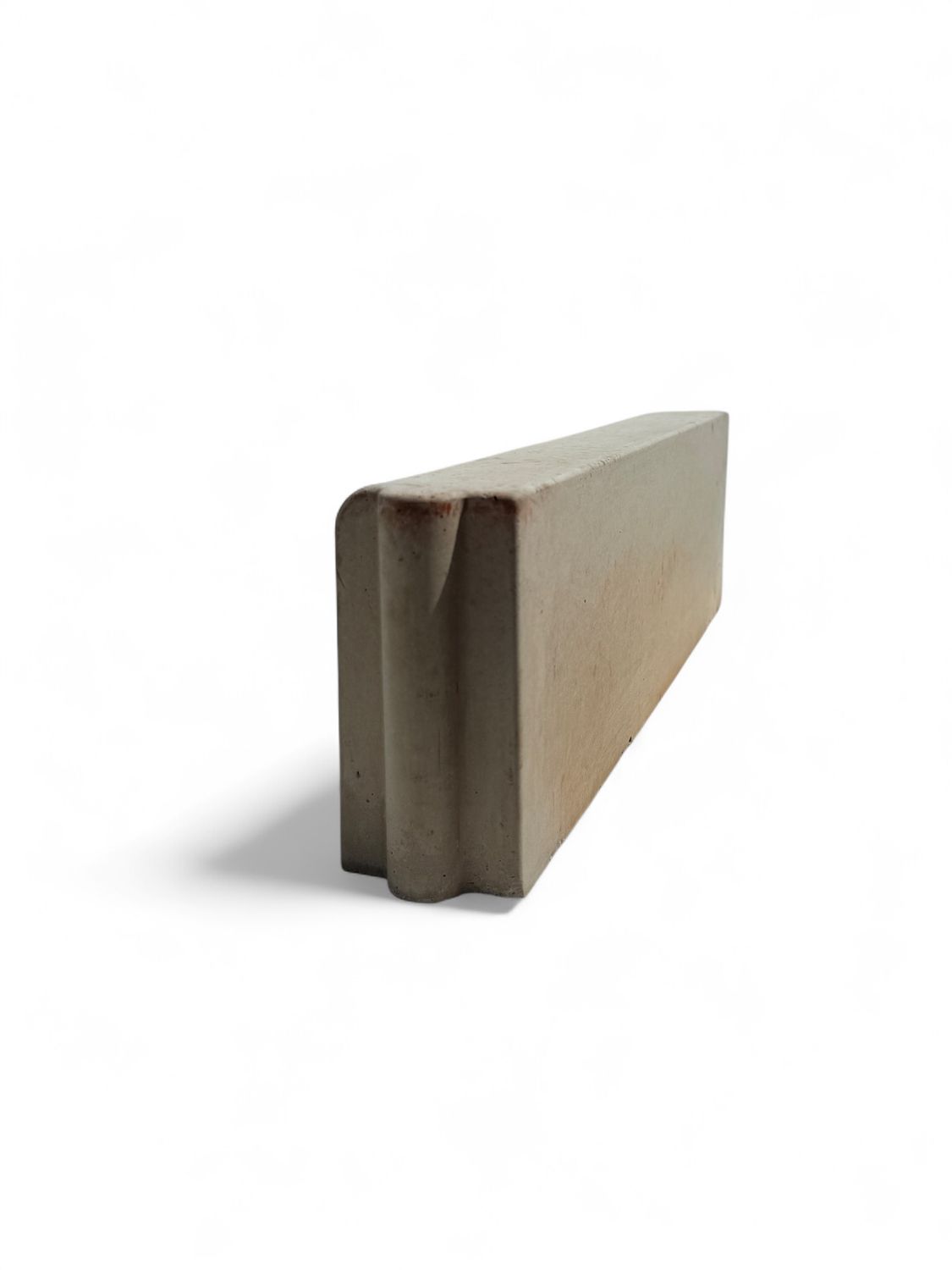 Interlocking Garden Edging Plain Cement - L500mm - H150mm - W80mm 12kg