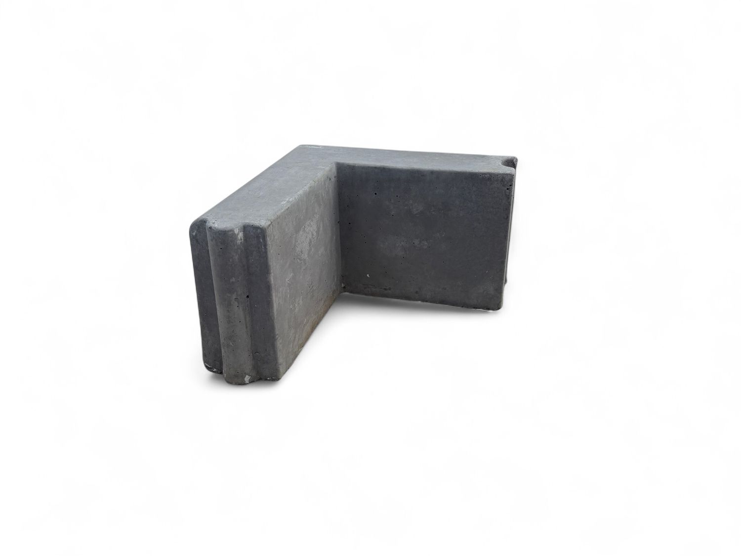 Interlocking Garden Edging Black &quot; Main Corner&quot; - L250mm - H150mm - W80mm 11kg