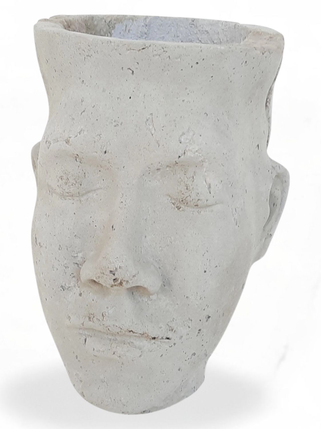 Adam Head Planter Cement Finish - H240mm x W150mm - 3kg