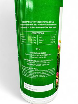 Wonder Shake &amp; Grow Special Fertilizer (38) Plantfood 500g