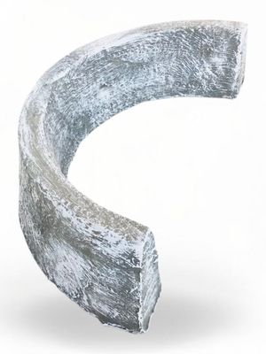 Tree Ring Medium Half Whitewash Finish - 11kg - two make W520mm