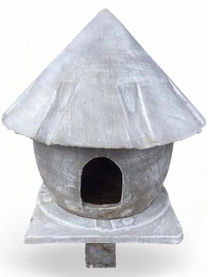 Pigeon Cage Complete (Column and Base) Whitewash Finish - 78kg