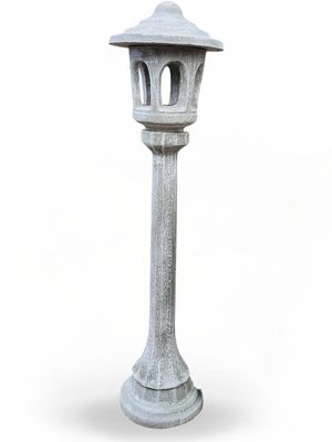 Swazi Light (Lamp) Large Whitewash Finish - H1690mm x W425mm - 87kg