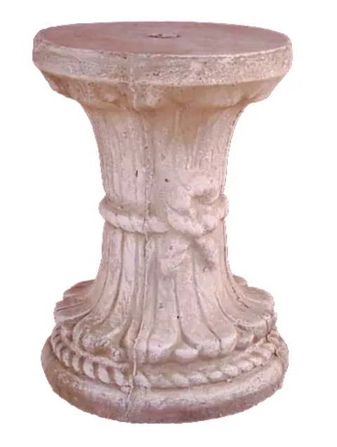 Rope Pillar Whitewash Finish - H440mm - 40kg