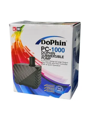DoPhin  PC-1000 – 1000 L/H 1.00m HEAD (10W) High Quality Submersible Pump H-max 100cm