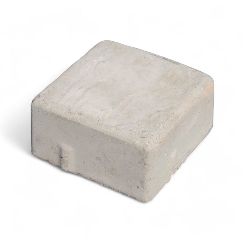 Single Cobble Plain Cement Finish - 100x100x50mm - 0.6kg
