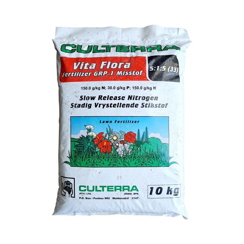 Culterra Vita Flora Fertilizer 5:1:5 (33) Slow release Nitrogen 10kg