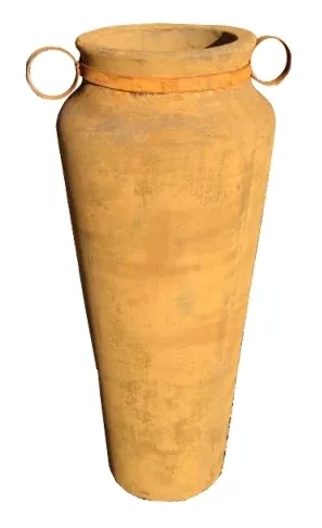 Rustic Vase Steel &amp; Chain Medium