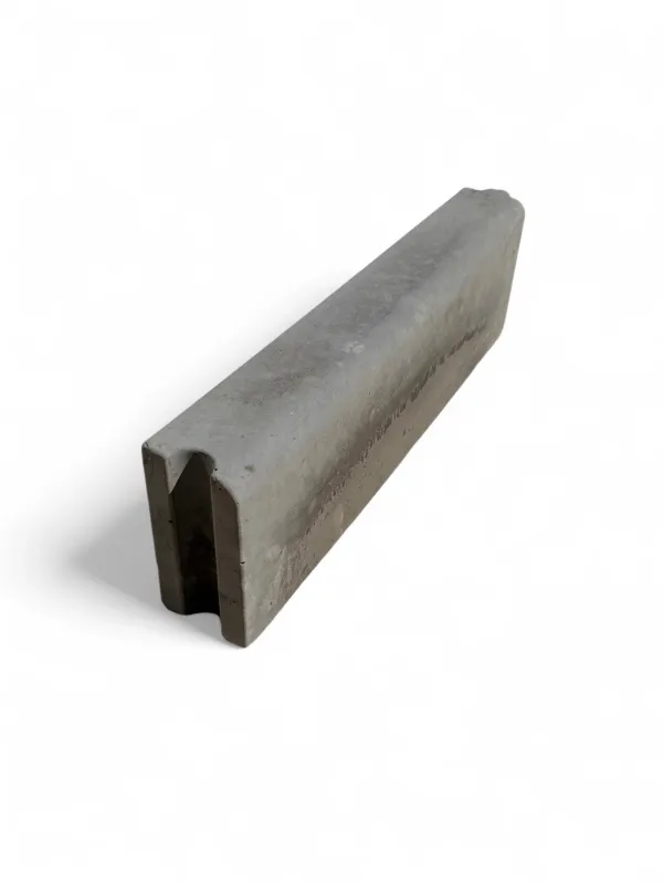 Interlocking Garden Edging Black - L500mm - H150mm - W80mm 12kg