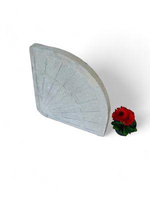 Umbrella Circle Paver Plain cement - 500x670x45mm - 17kg