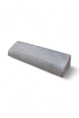 Bullnose Garden Edging Stone LARGE Black - 445x125x80mm - 8kg