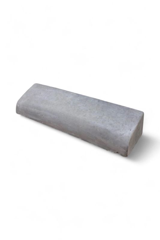 Bullnose Garden Edging Stone LARGE Black - 445x125x80mm - 8kg