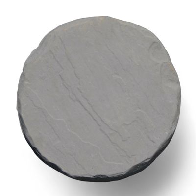 Round Mountain Slate Stepping Black  - 400x40mm - 11.4kg