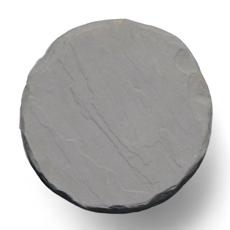 Round Mountain Slate Stepping Black  - 400x40mm - 11.4kg
