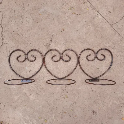 3 Heart (Wallmounted) Potholder - 150mm