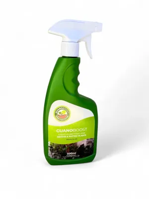 GuanoBoost Ready to Use Liquid Plant Food For Indoor &amp; Potted Plants Spray Bottle 500ml