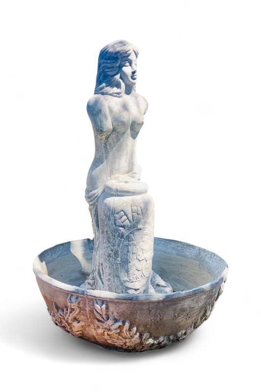 Marika Fountain Whitewash Finish - H1200mm (Excluding Pump)