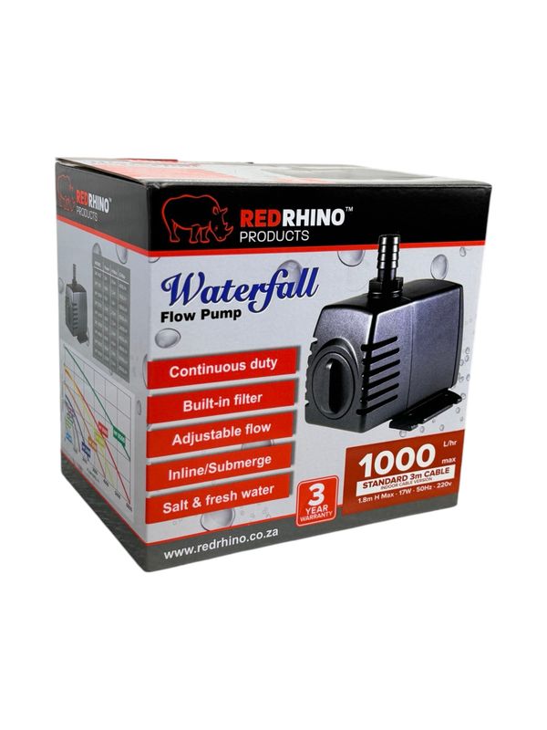 Waterfall Flow Pump 1000 - 2 Core - H1.8m - 3m Cable