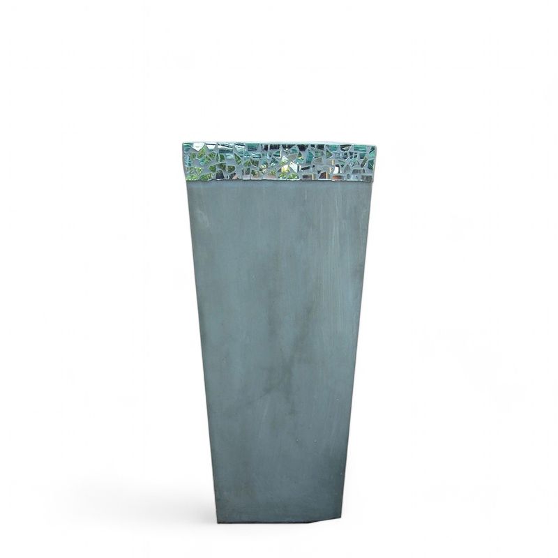 Square Slim Pot Mirror Mosaic