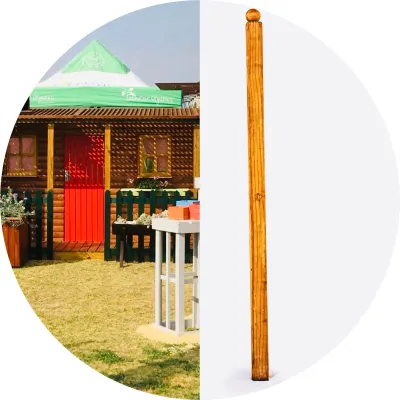 Wooden Pillars and Mountings