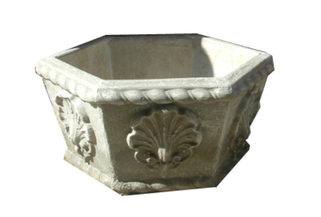 Hex Planter Small - H240mm - 16kg