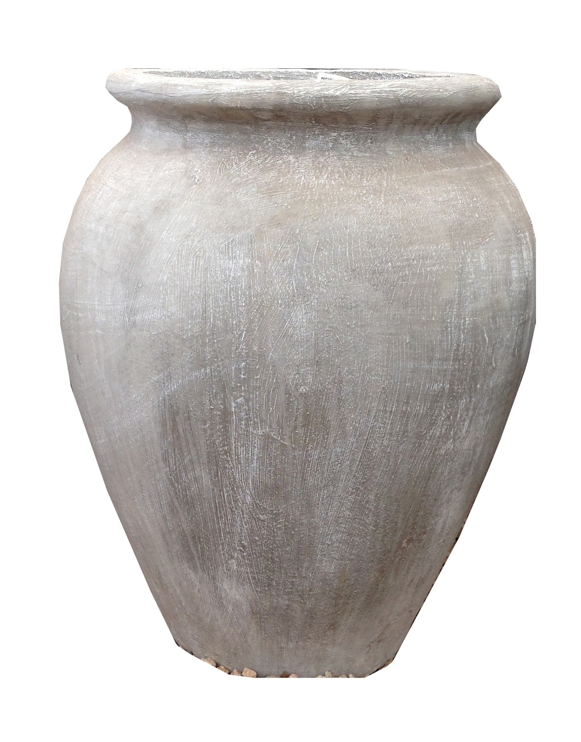 Turkish Jar Large Whitewash Finish - H630mm - 28kg