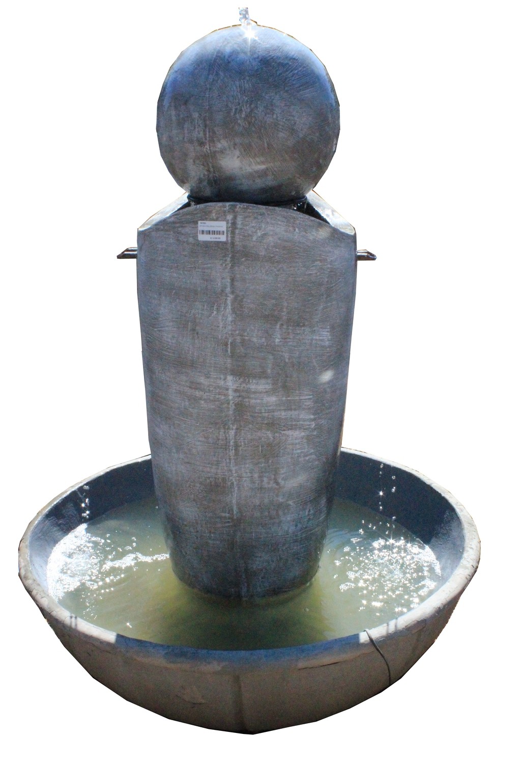 Zip Vase XL Ball Fountain Josh Pond (Excluding Pump)