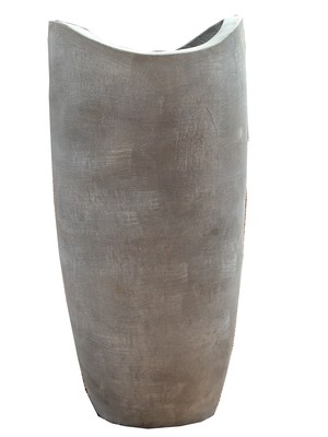 Zip Vase X-Large Whitewash Finish - H1000mm x W450mm - 50kg