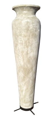 Nadia Vase Extra Large Whitewash Finish - H1900mm x W400mm - 70kg
