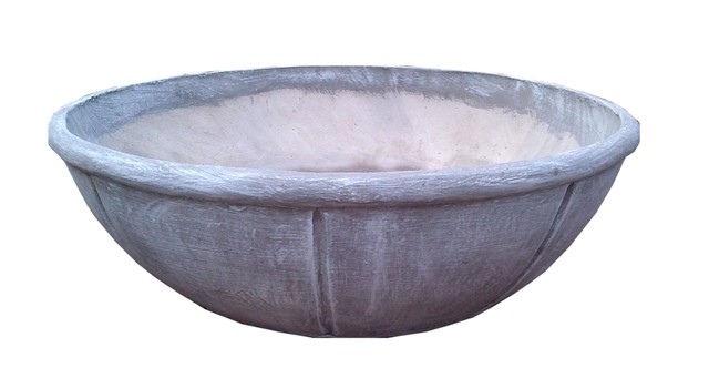 Joshua Urn Fountain Bowl Whitewash Finish - H360mm x W1010mm - 115kg