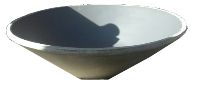 Fountain Bowl Whitewash Finish - H305mm x W1205mm - 120kg