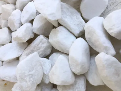 Super White Crush &amp; Dump Rock