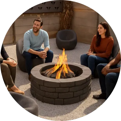 Garden Fire Lounge Sets