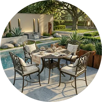 Wrought Iron Patio &amp; Garden Sets