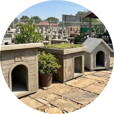 Concrete Dog Houses