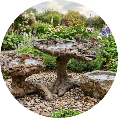 Rocky Bird Baths &amp; Water Rocks