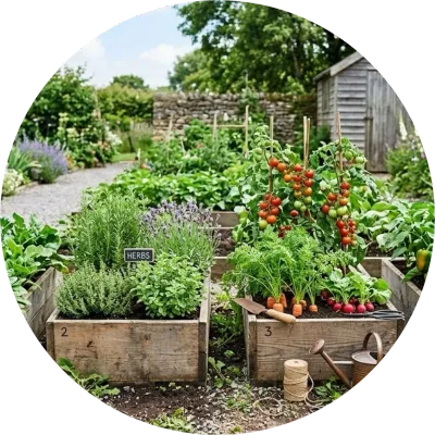 Vegetables, Herbs &amp; Spices