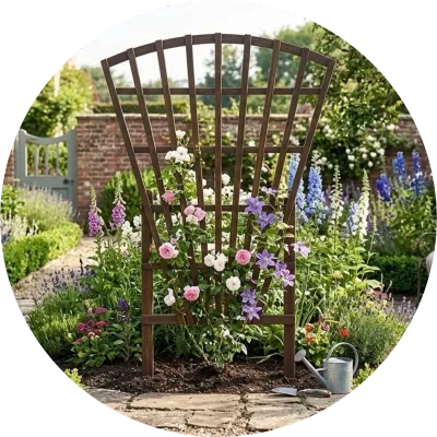 Wooden Self Staking Trellis