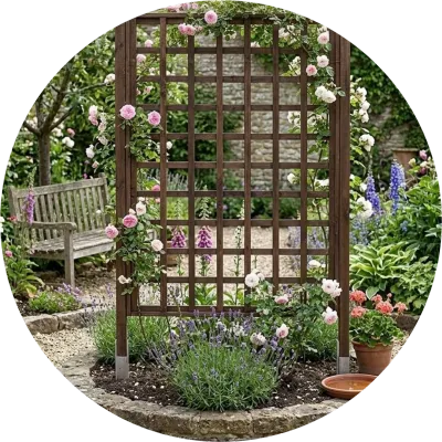 Wooden Through Trellis