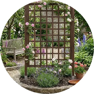 Wooden Through Trellis