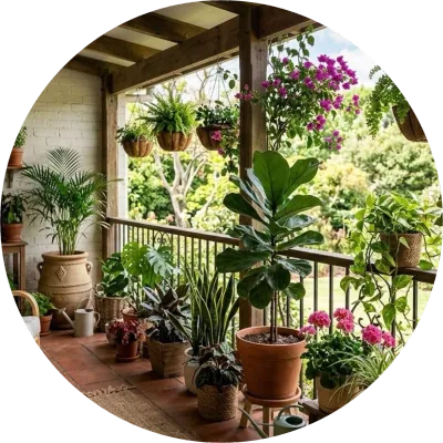 Indoor, Veranda and Lapa Pot Plants