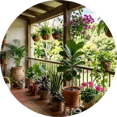 Indoor, Veranda and Lapa Pot Plants
