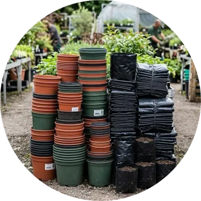 Plastic Planting Pots and Bags