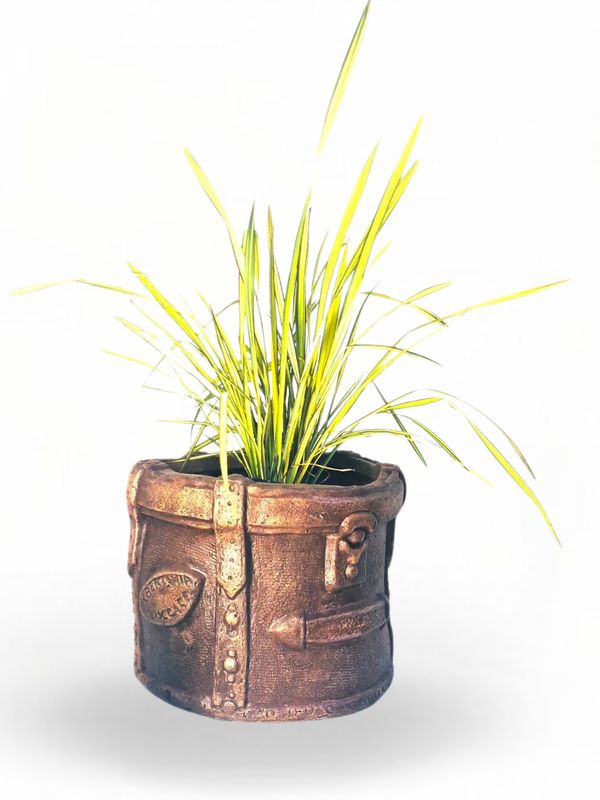 Hat Case Planter Honeyclay Finish - L510mm x H60mm x W350mm - 12kg