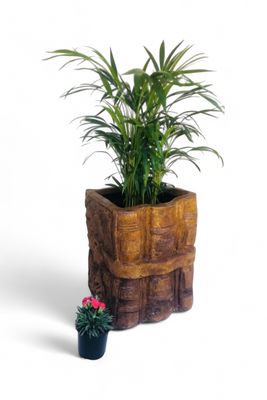Fairy Tale Book Planter With Strap Honeyclay  Finish -L500mm x W370mm x H345mm - 20kg