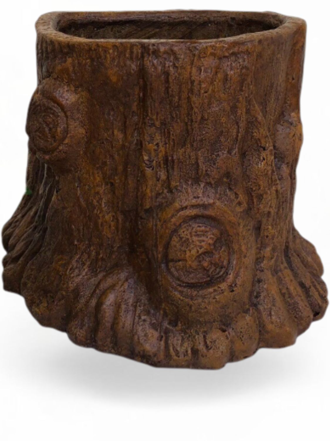 Upright Log Planter No Holes Honeyclay Finish - L580mm x W480mm x H220mm - 15kg