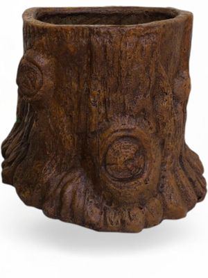 Upright Log Planter No Holes Honeyclay Finish - L580mm x W480mm x H220mm - 15kg