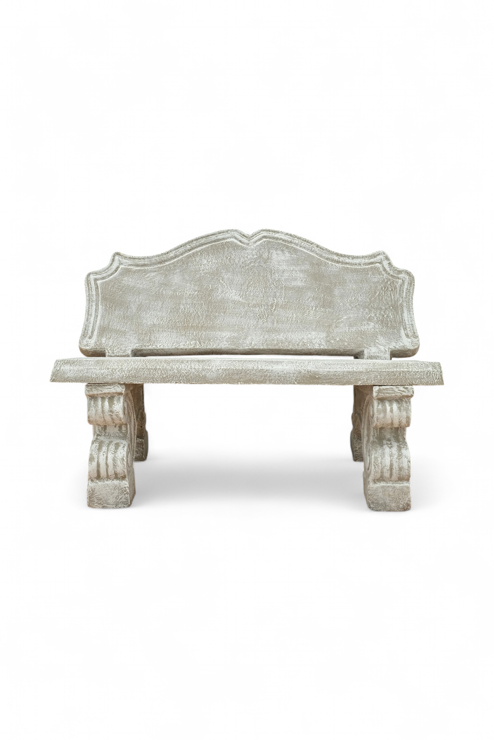 Lassy Bench Whitewash Finish - 4 Piece - L1200mm x W400mm - 324kg