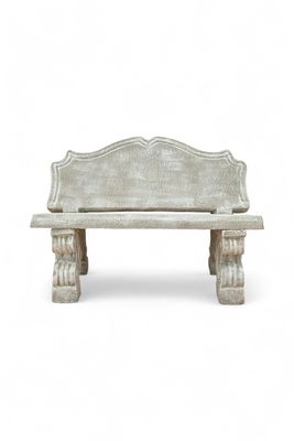 Lassy Bench Whitewash Finish - 4 Piece - L1200mm x W400mm - 324kg